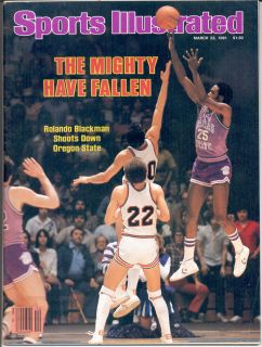 1st KANSAS STATE Sports Illustrated 1981 ROLANDO BLACKMAN Basketball 