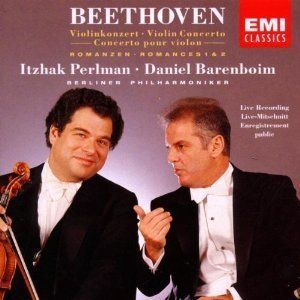 Beethoven Violin Concerto Romances NOS 1 2 by Itzhak Perlman EMI Mint 
