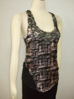 Urban Behavior Outfitters Abstract Lace Tank Top XS