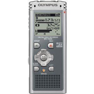 NEW W/O BOX OLYMPUS WS 700M DIGITAL VOICE RECORDER, GREY 4GB W/ USB 