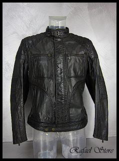 Belstaff Man Jacket Leather 713194 Temple Blouson Man Antique Black 
