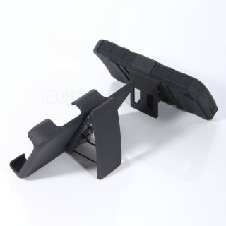   Belt Clip Holster Kickstand For Apple iPhone 4 4S & Free Screen Film