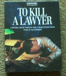 Bepuzzled to Kill A Lawyer 500 PC Mystery Jigsaw Puzzle