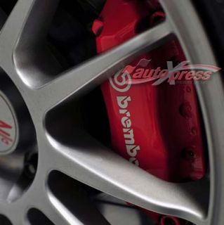 Brembo Style Brake Caliper Covers Front Red Large 2pc