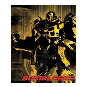 Transformers Dark of The Moon Movie Bumble Bee Official Fleece Blanket 