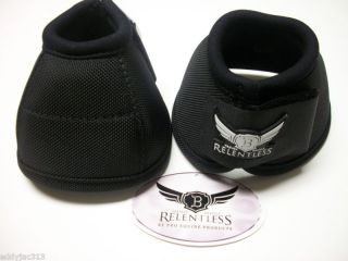 Bell Boots B Relentless by Pro Equine No Turn Black Large