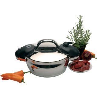 Berghoff Zeno Pressure Cooker 10 Quart Stainless Steel Chef Cooking 