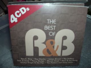 The Best of R & B 4 CD set Ben E King Spinners Mary Wells Drifters 
