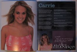   Idols 4 2005 Concert Tour Program Carrie Underwood Bo Bice New