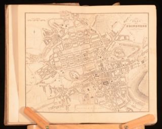 1840 Blacks Picturesque Tourist of Scotland Fold Out Maps Plans 