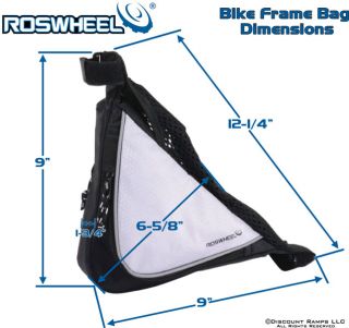 New Roswheel Bicycle Triangle Frame Bag Bike Storage Cargo Pack Pouch 