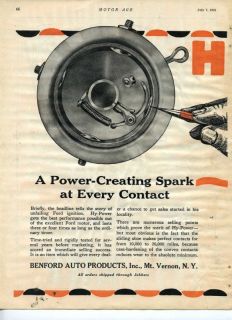   Dollar Ad M216 Model T Ford Accessory Benford HY Power Timer