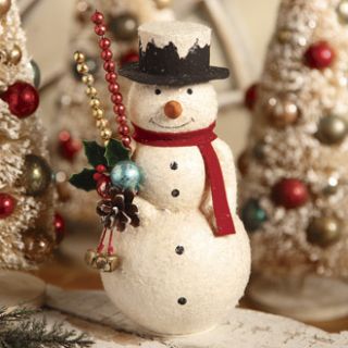 Bethany Lowe Christmas Kitschmas Snowman Container TJ8292