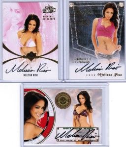   Melissa Riso 2012 Benchwarmer Auto Signature Cards Hot Model