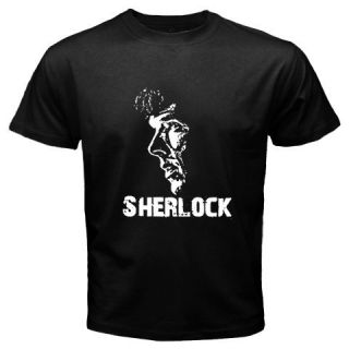 Sherlock Holmes TV Series Benedict Cumberbatch Black T Shirt Sto3XL 