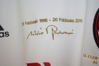 Pato Milan Match issued Awayshirt Berlusconi 25 Years