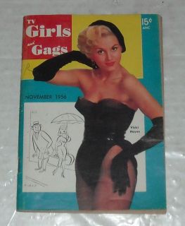   TV Girls and Gags Digest Mens Magazine Pin UPS Betty Brosmer