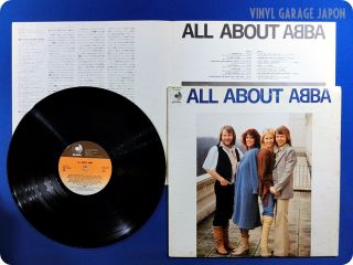 ABBA All About ABBA Japan Press Benny Andersson LP H798