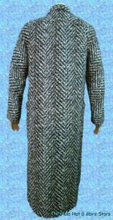 Womens Vintage 80s Bill Blass Signature Herringbone Tweed Wool Blend 