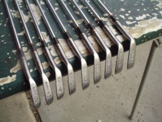 Bert Dargie Model S.S. Golf Club Blade Iron Set Mens RH 2 PW Complete 
