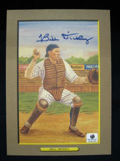 Bill Dickey Perez Steele Autographed Great Moments GAI