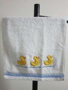 Bianca Exclusive White Wash Cloth Hand Towel or Bath Towel Yellow 