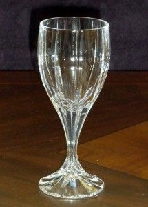 Mikasa Berkeley Crystal Water Large Wine Goblet Stem Glass 2 Available 
