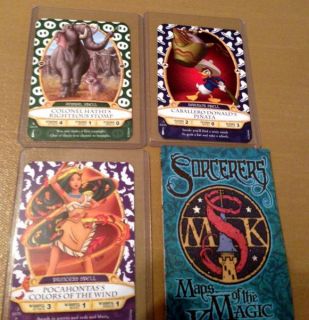 Disney Sorcerers of the Magic Kingdom 3 Beta Cards Plus Bonus