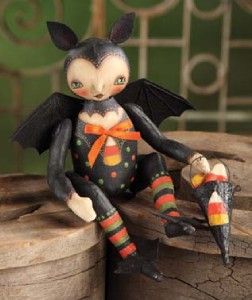 Robin Seeber Batina Halloween Bat Doll NEW Bethany Lowe RS 1273