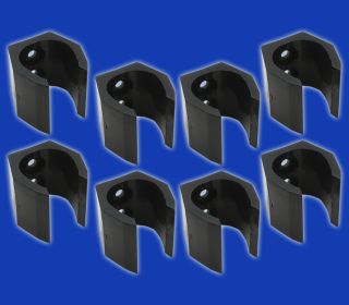 Large Cue Clips for Pool Cue Racks 8 Replacement Clips