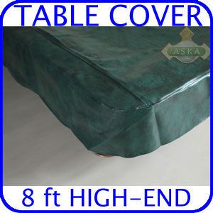 Wholesale SET of 6 Billiard Pool Table Covers Heavy Duty Green Vinyl 8 
