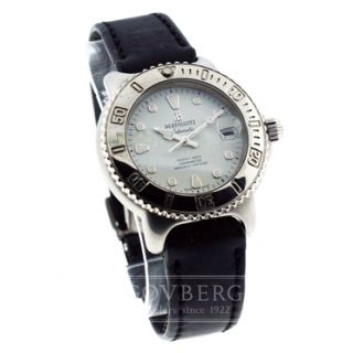 Bertolucci Mid Size Stainless Steel Vir Divers White Dial Automatic 