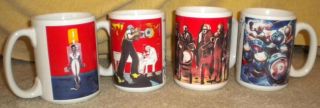 Billy Dee Williams Art Coffee Jazz Musicians Mugs Limited Collection 