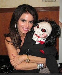 Saw Puppet Movie Prop Signed by Betsy Russell Doll Evil