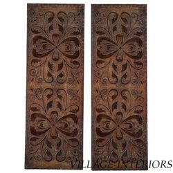 Uttermost Alexia Antiqued Rust Wall Art Panels Set of 2