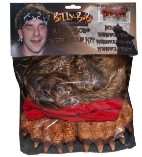 Billy Bob Instant Werewolf Costume Kit Adult New