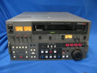   PVW 2800 Beta SP Player Recorder Plays Large Betacam Tape Only