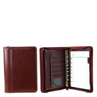   zipper pocket binder red keep your day to day schedule under control