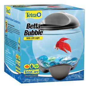 Tetra Betta Mini Aquarium Bubble with LED Light