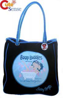 Betty Boop Tote Shoulder Diaper Bag Canvas Leather