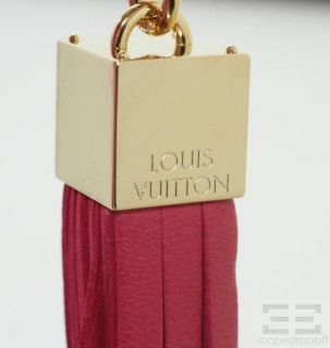 Louis Vuitton Bijou Sac Foxy Rose Tassel Accessory New