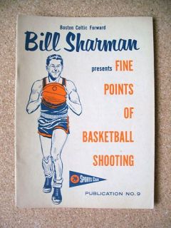 1957 59 Union Oil 76 Booklet Bill Sharman Boston Celtic