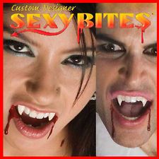 Halloween Sexy Bites Deluxe Custom Designer Devil Vampire Teeth Fangs 