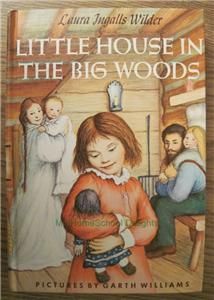 Vintage Little House in The Big Woods Laura Ingalls Wilder HC DJ 1953 
