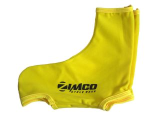 Zimco Lycra Cycling Shoe Cover Overshoes Lycra Booties Yellow with 