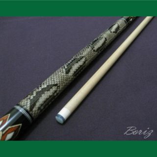 Boriz Snake Cue Billiards Made Original Inlays Skin NW Ifuc Custom 