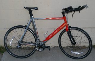 up for auction is a schwinn prologue bicycle this bike is used but