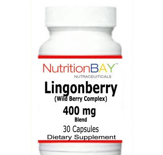 Bottles Lingonberry, Wild Berry Complex, w/ Raspberry, 400 mg Blend 