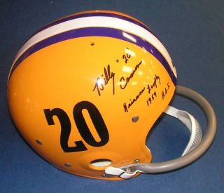 Billy Cannon Signed Authentic Full Size LSU Helmet