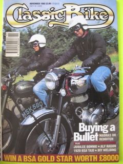 Classic Bike Magazine 1992, Tricati, Hagon, BSA Taxi Sidecar